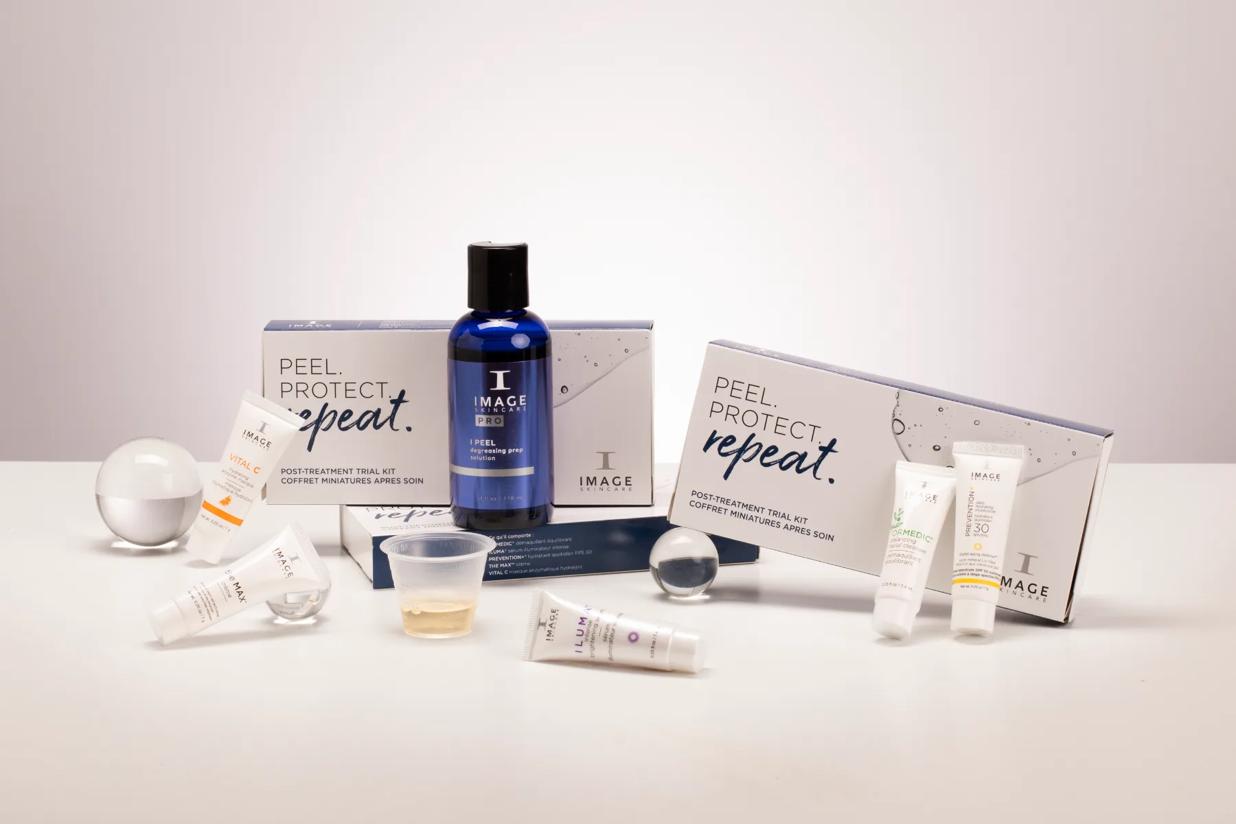 IMAGE Skincare Peel Protect Repeat utókezelő szett